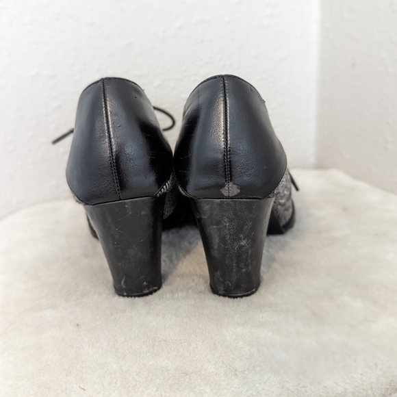 Lulu Hun oxford herringbone heels - Picture 5 of 6